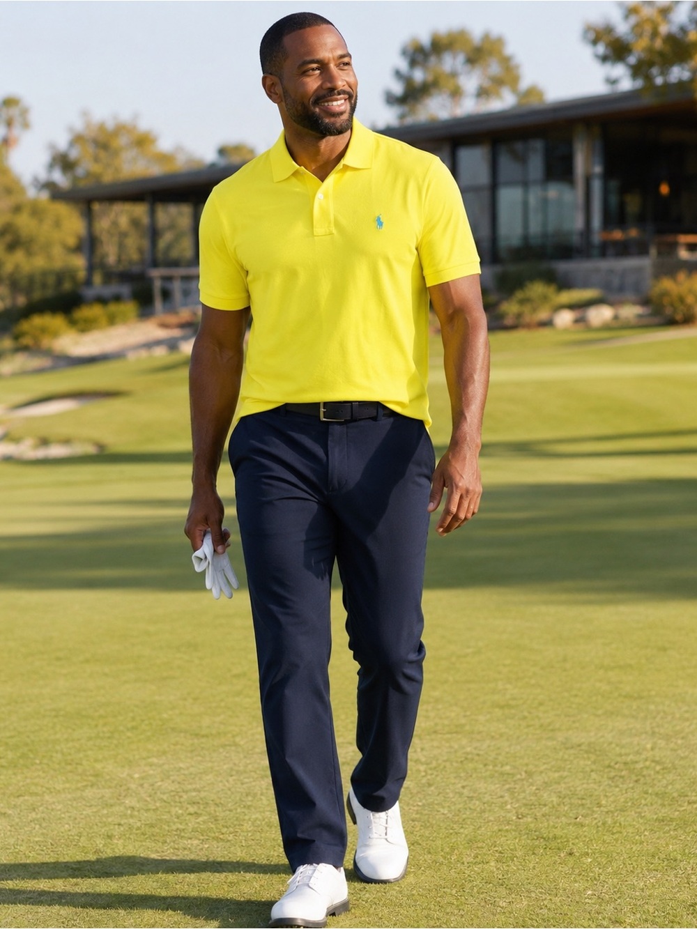 Polo Ralph Lauren Performance Men’s XL Neon Yellow Polo